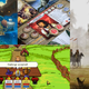 Clockwise from left: Nemo’s War, Arkham Horror: The Card Game, Scythe, and Knights of Pen and Paper.